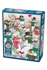 Cobble Hill Hill of a Lot of Snowmen 500 pc