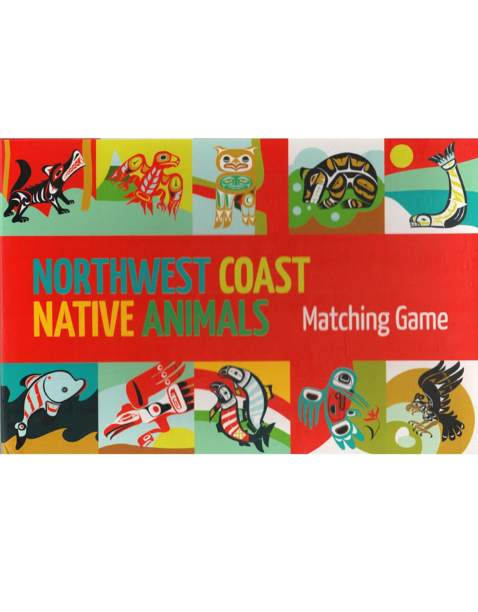 Native Northwest Northwest Coast Native Animals Matching Game