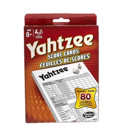 Hasbro Yahtzee Score Pads