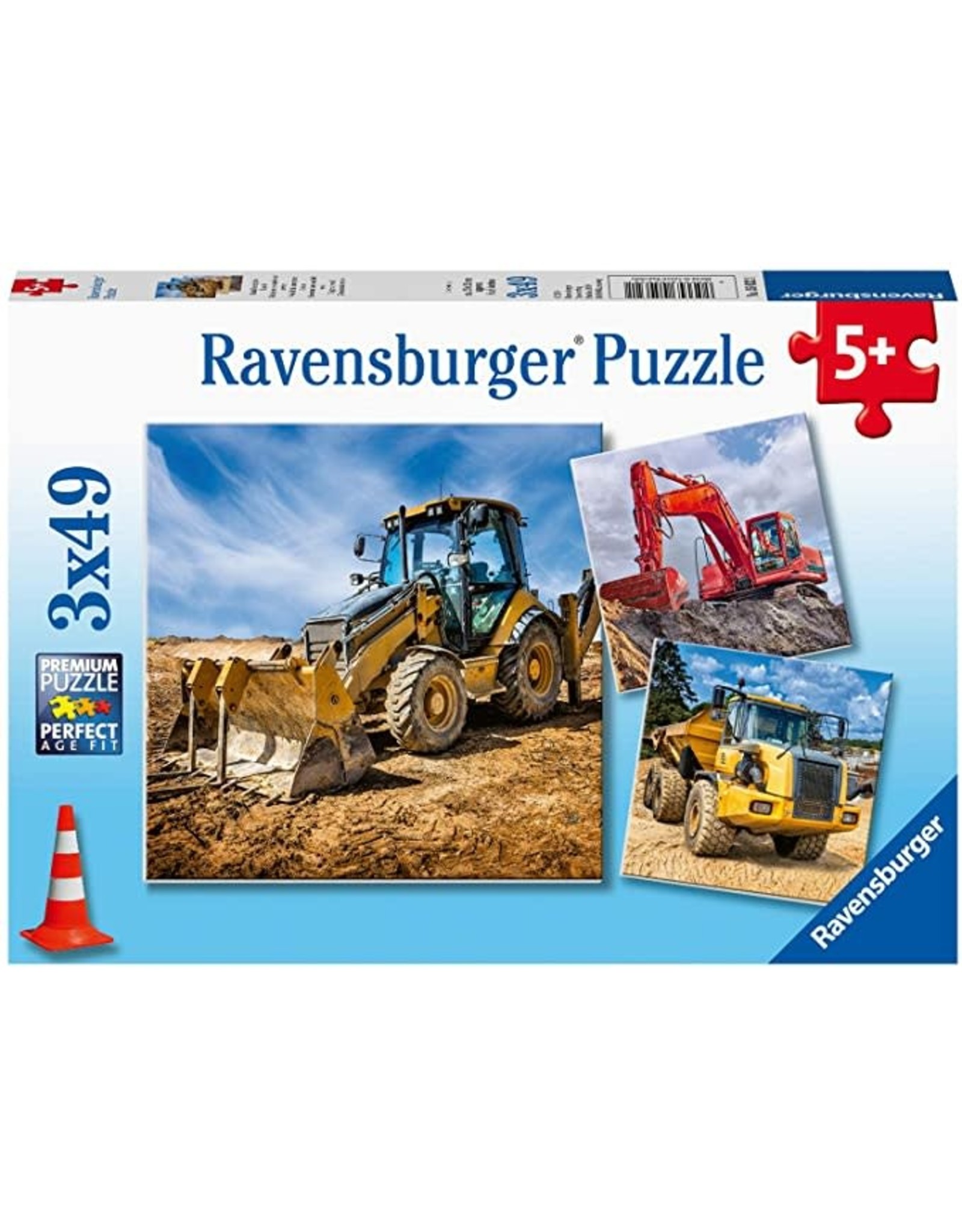 Ravensburger Diggers At Work! 3x49 pc
