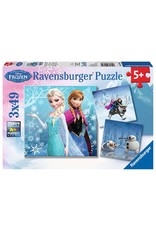 Ravensburger Frozen: Winter Adventures 3x49 pc