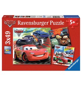 Ravensburger Disney Cars: Worldwide Racing Fun 3x49 pc