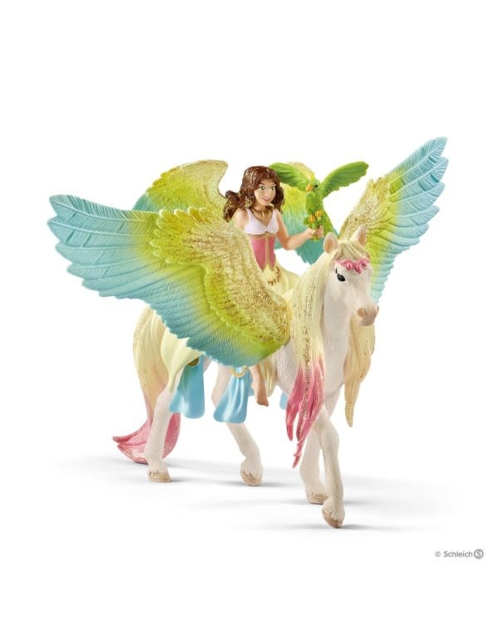 Schleich Fairy Surah with Glitter Pegasus