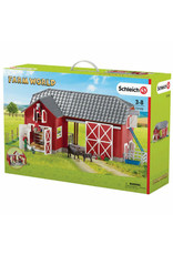 Schleich Large Red Barn with Animals & Accessories