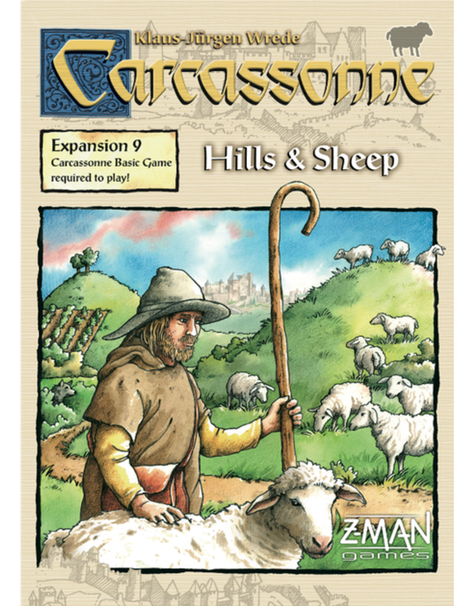 Z Man Games Carcassonne Expansion 9: Hills & Sheep