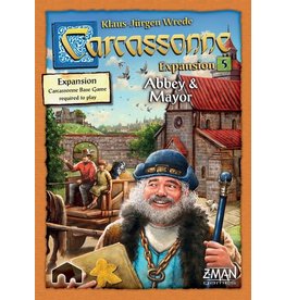 Z Man Games Carcassonne Expansion 5: Abbey & Mayor