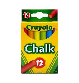 Crayola Crayola 12pc Multi Coloured Chalk