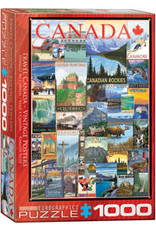 Eurographics Travel Canada Vintage Posters 1000 pc