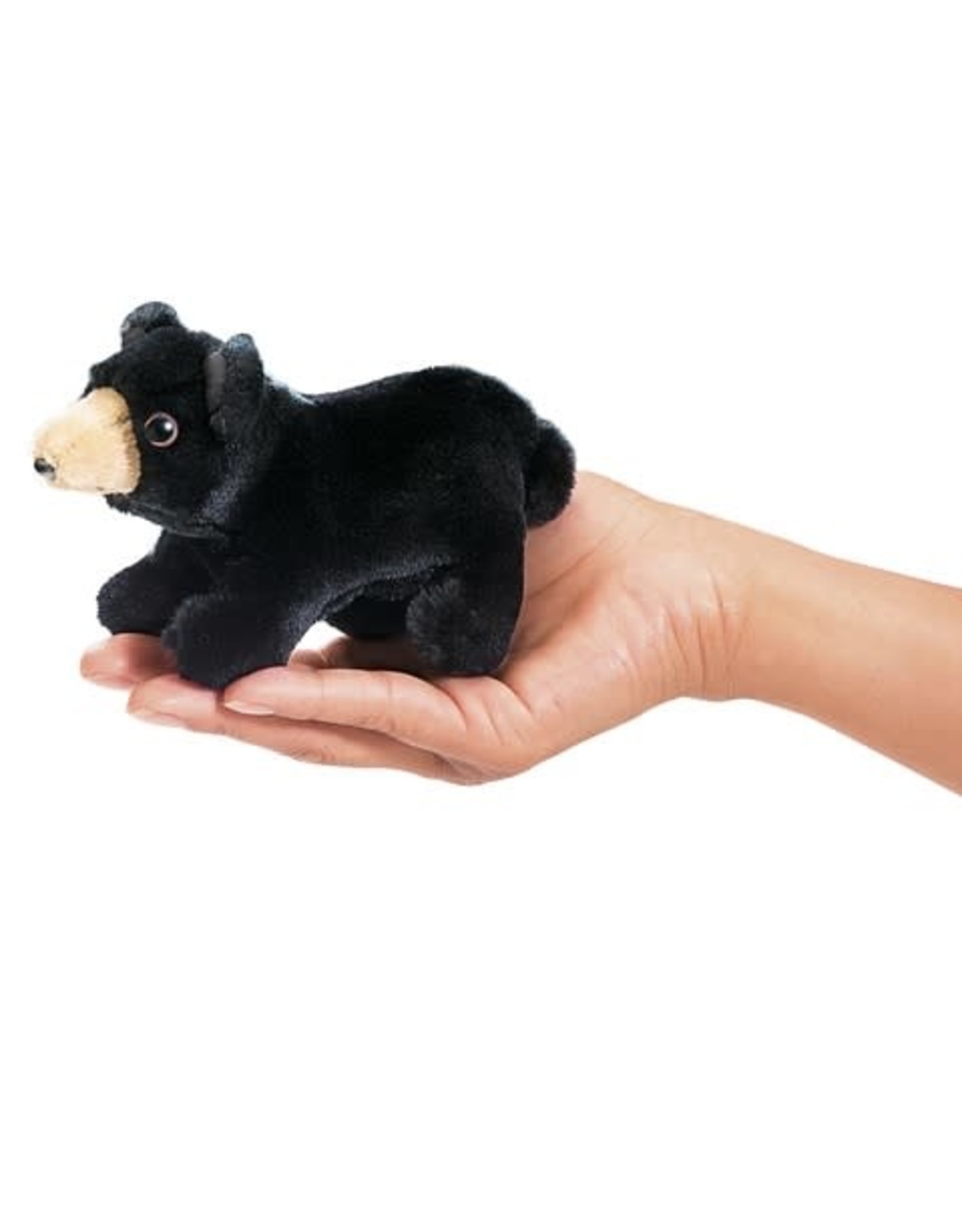 Folkmanis Folkmanis Mini Black Bear Finger Puppet