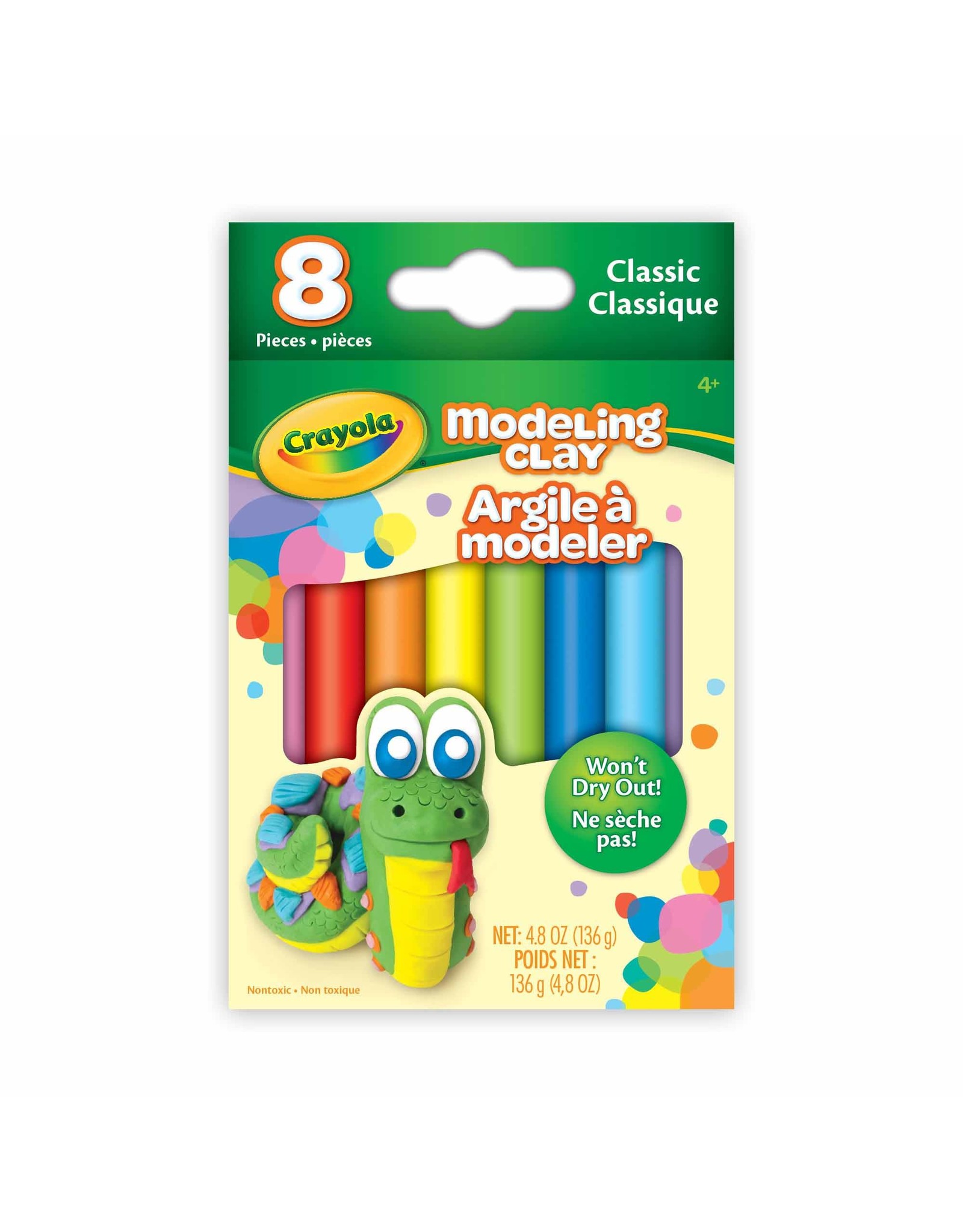 Crayola Crayola 8 Classic Colours Modeling Clay