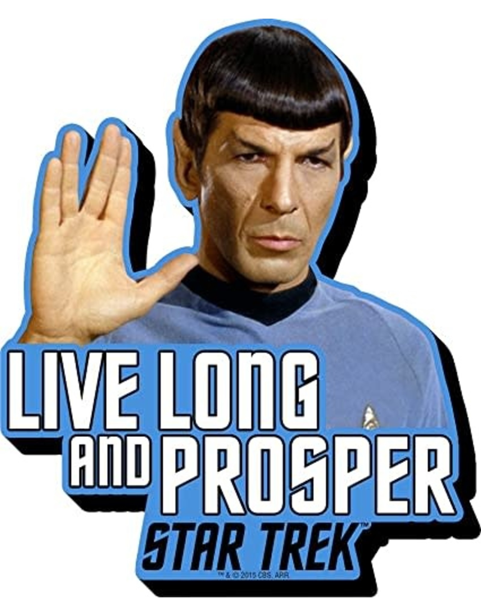 NMR Star Trek Spock Quote Funky Chunky Magnet