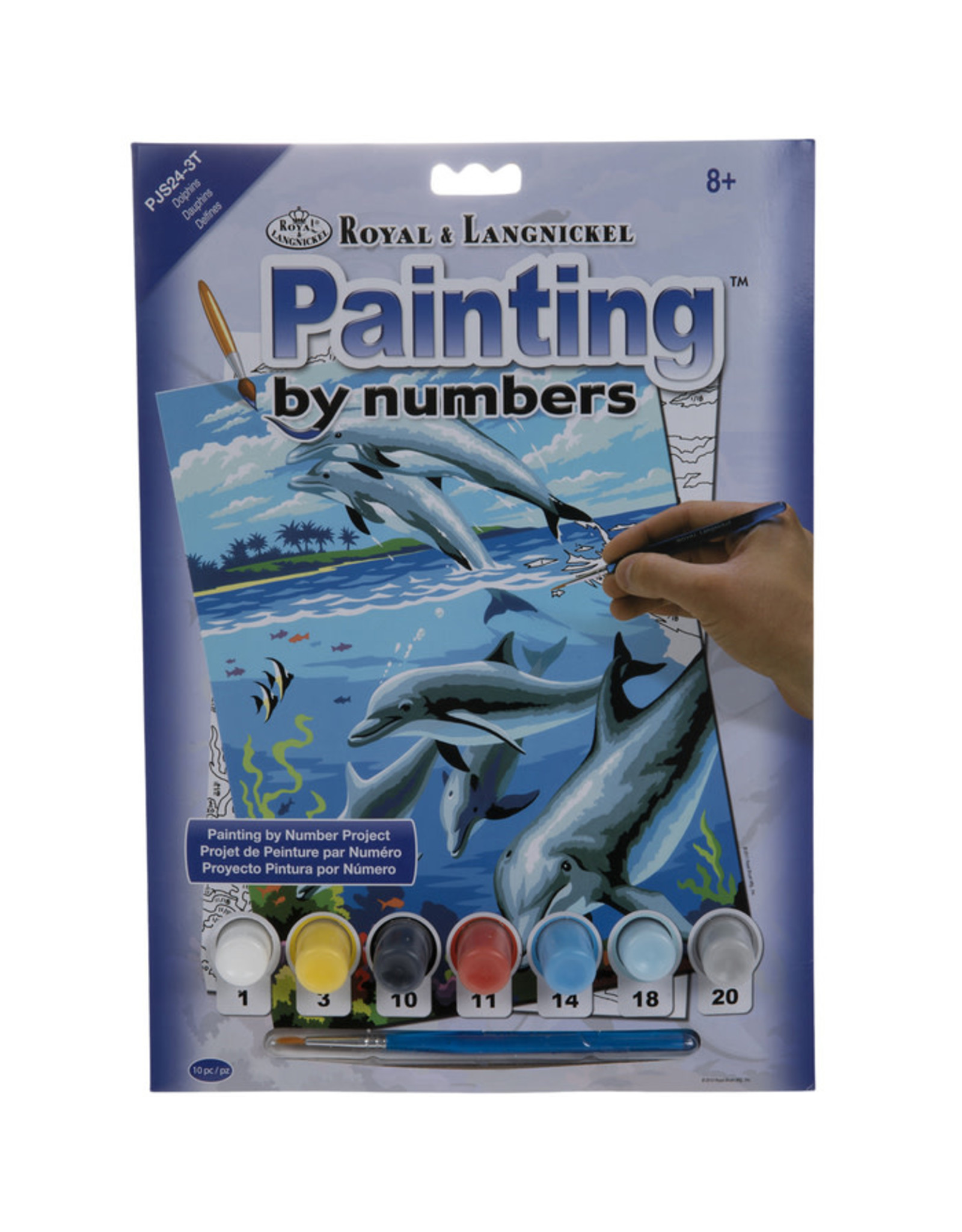 Royal & Langnickel Paint by Number: Dolphins