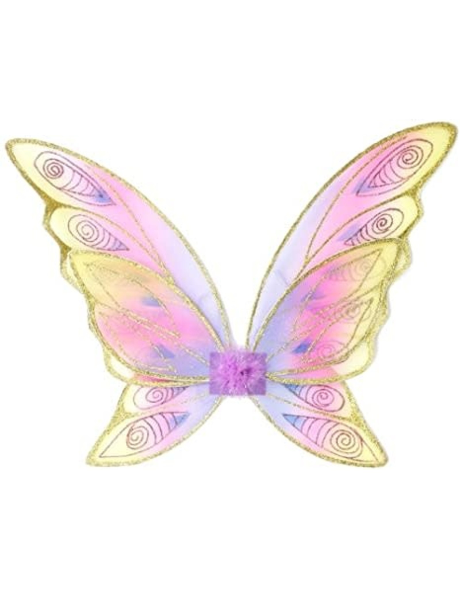Great Pretenders Glitter Rainbow Wings - Gold