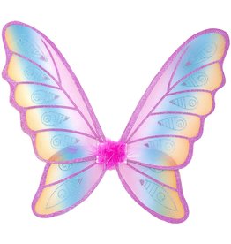 Great Pretenders Glitter Rainbow Wings - Pink