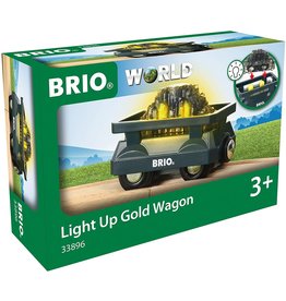 Brio BRIO Light Up Gold Wagon