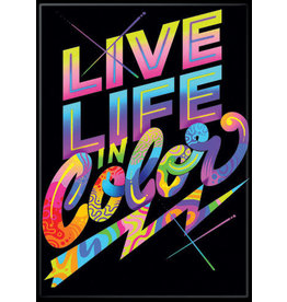 Jnaylor Live Life In Color Flat Magnet
