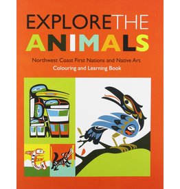 Native Northwest Explore the Animals Colouring Book