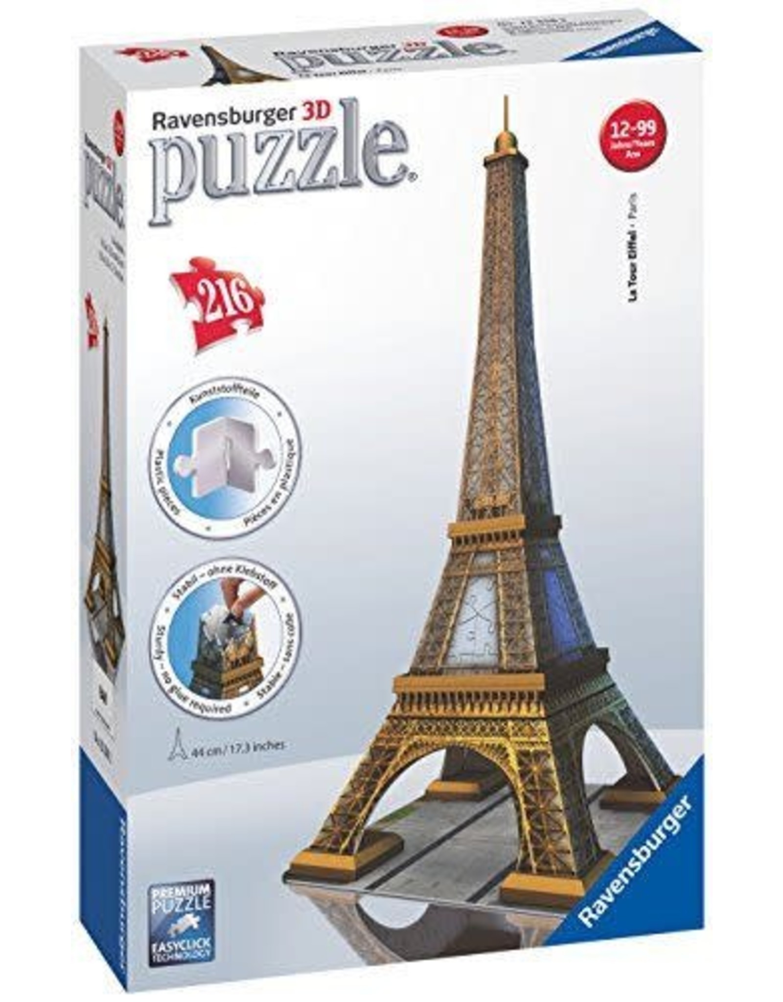 Ravensburger 3D Eiffel Tower 216 pc