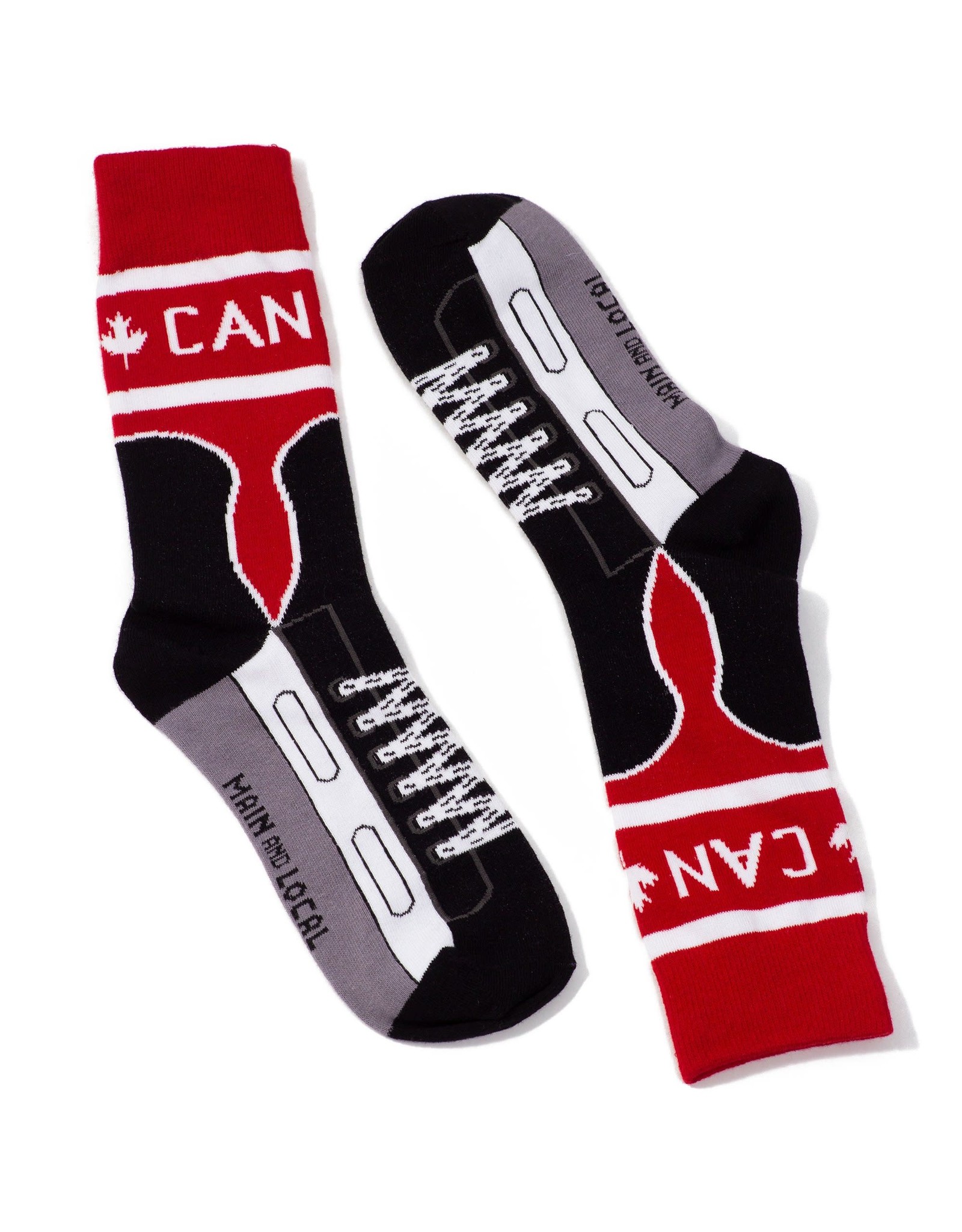 Main & Local Canadian Hockey Skate Socks