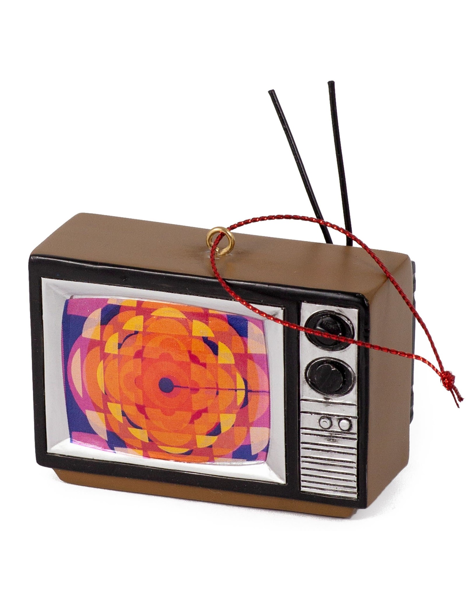Main & Local TV - Retro Gem Logo Ornament
