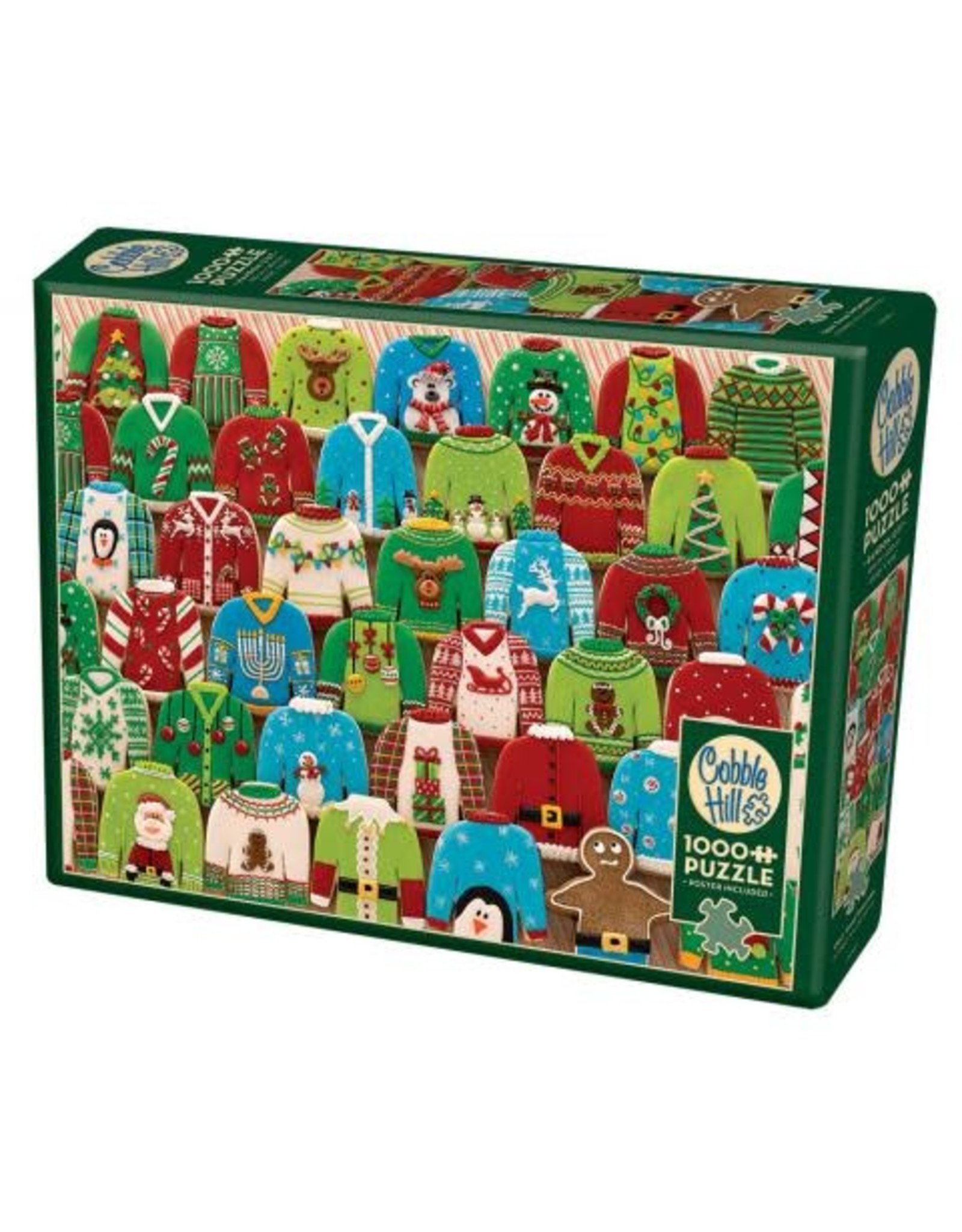 Cobble Hill Ugly Xmas Sweaters 1000 pc