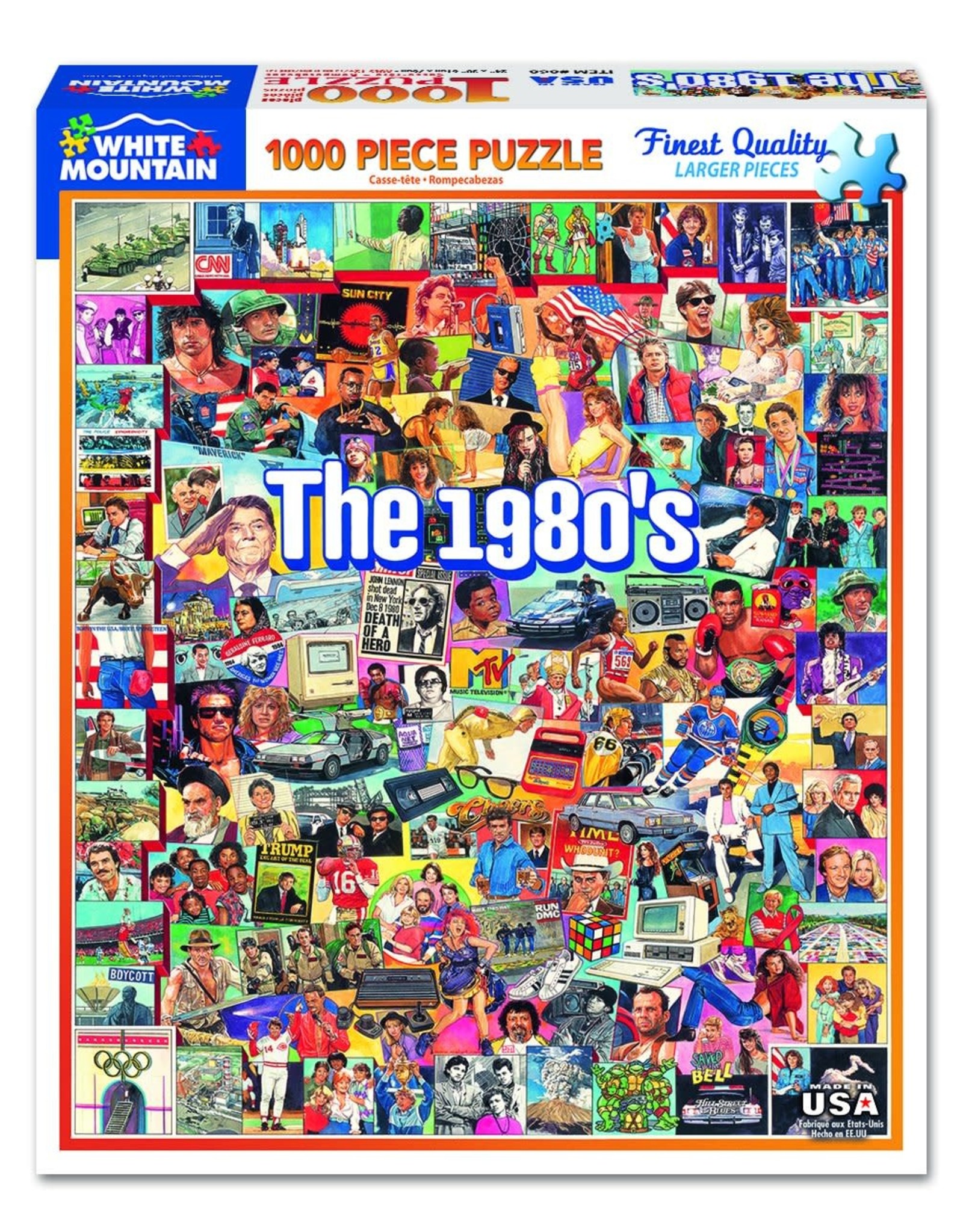 White Mountain Puzzles The Eighties 1000 pc