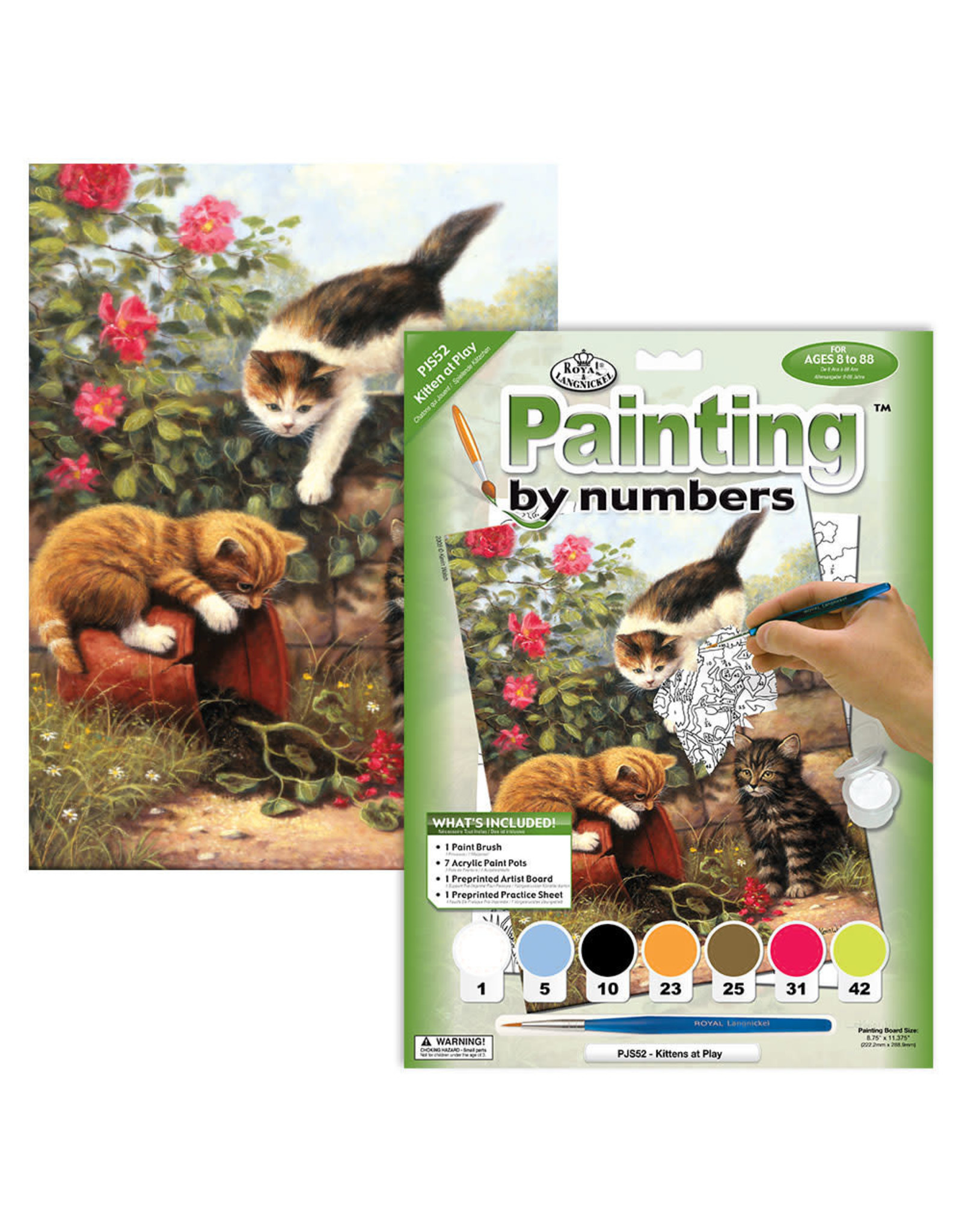 Royal & Langnickel Paint by Number: Kittens at Play