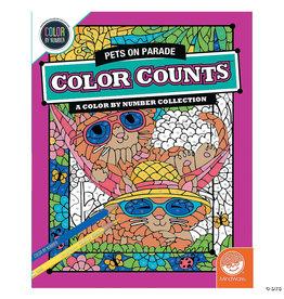 Mindware Color Counts Color By Number: Pets on Parade