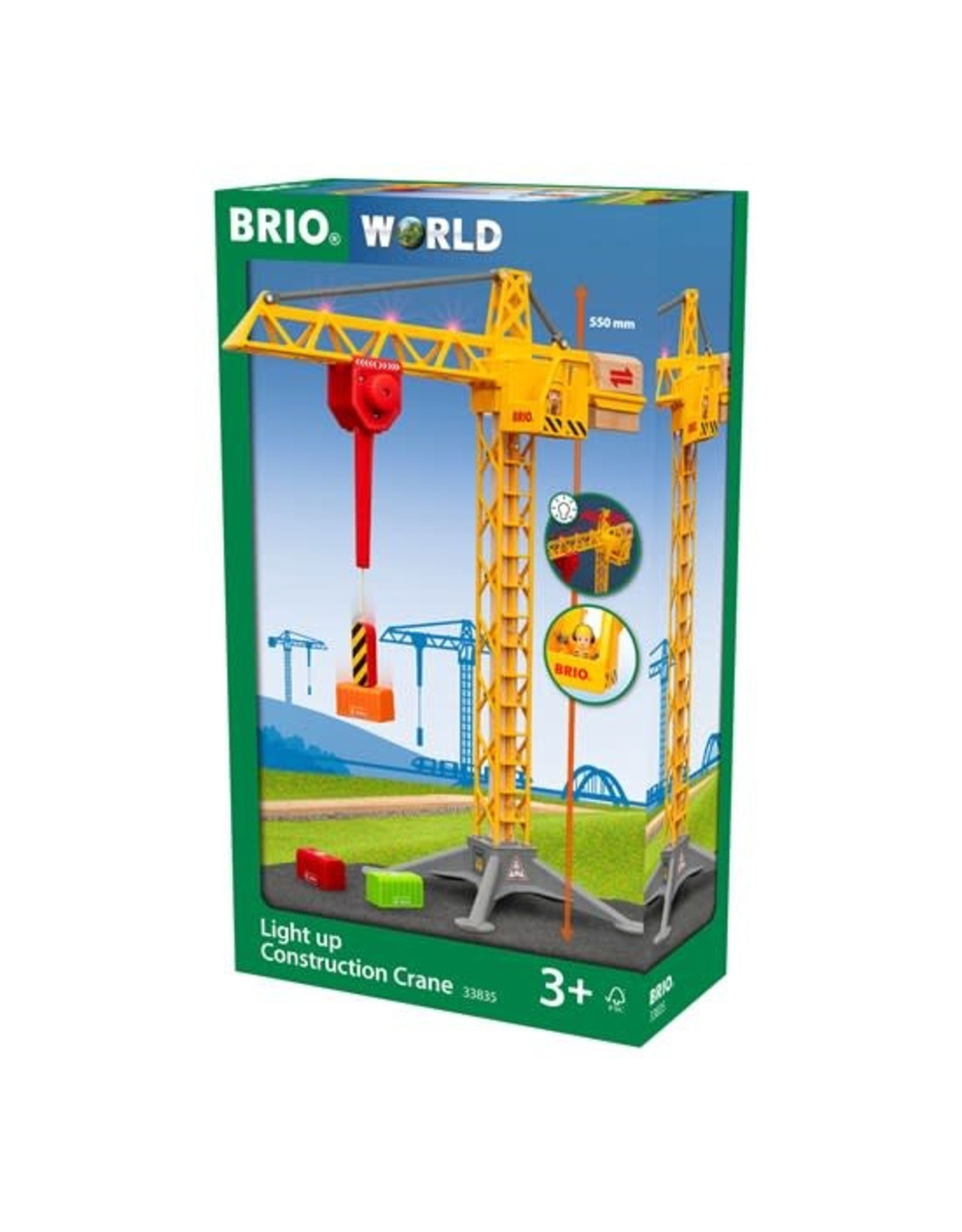 Brio BRIO Construction Crane with Lights