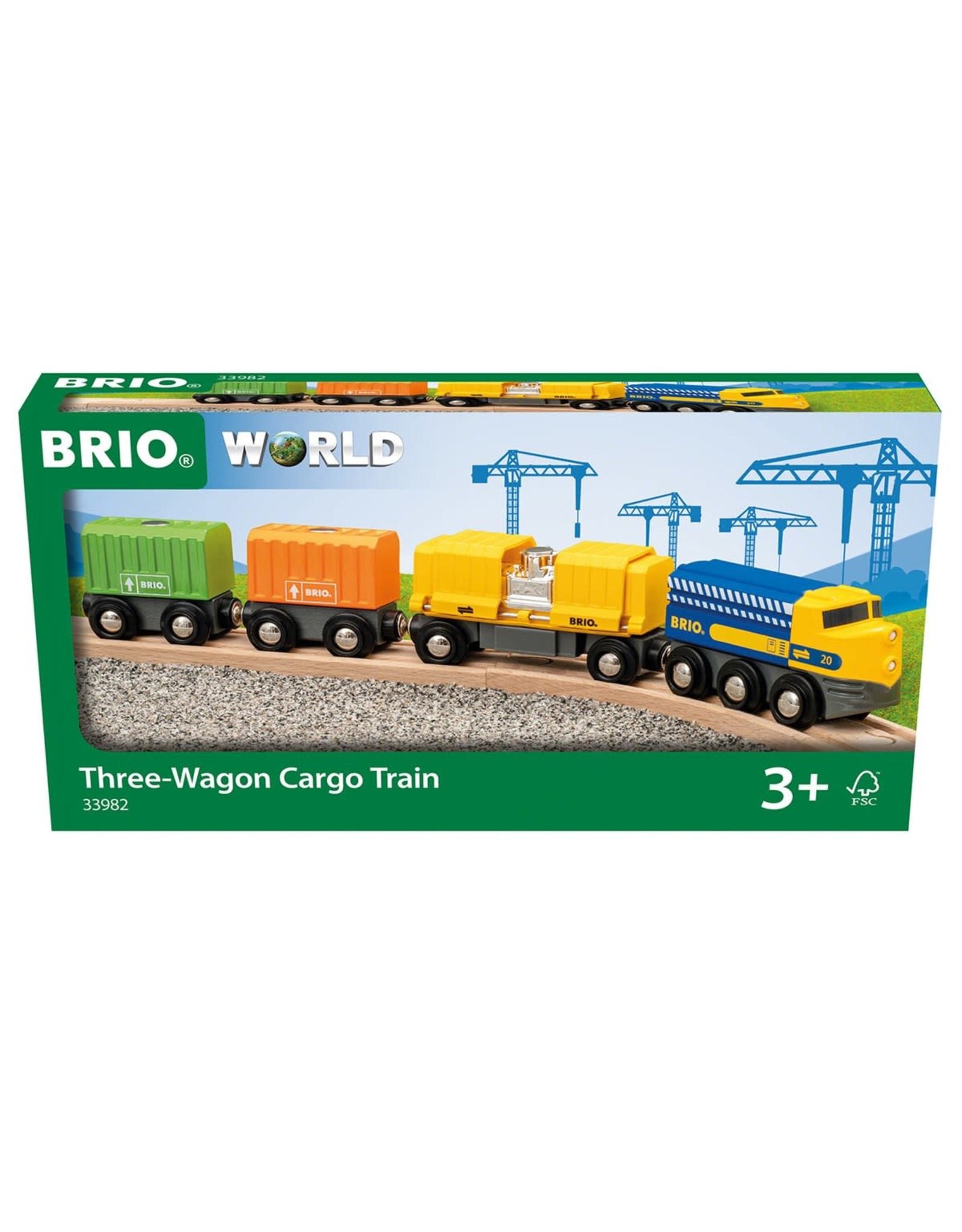 Brio BRIO Three-Wagon Cargo Train