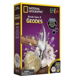 National Geographic Break Open 2 Real Geodes