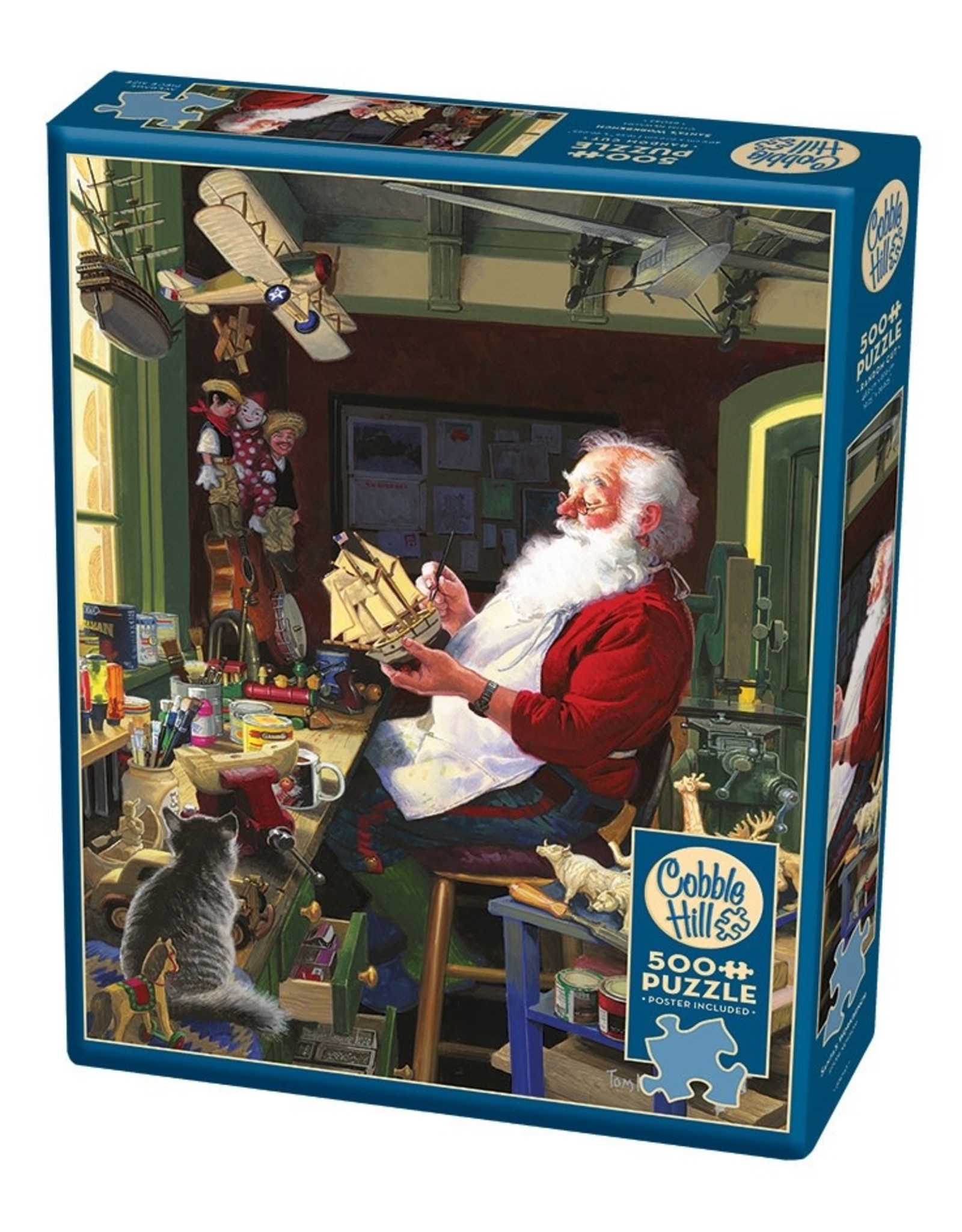 Cobble Hill Santa's Workbench 500 pc