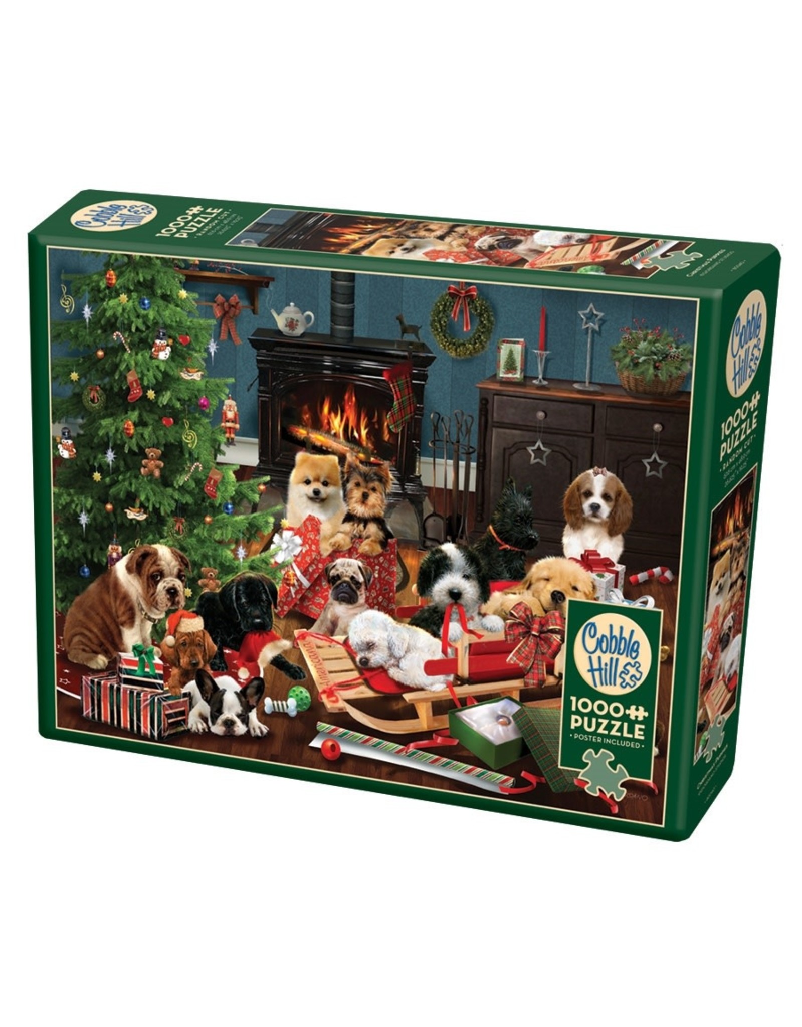 Cobble Hill Christmas Puppies 1000 pc