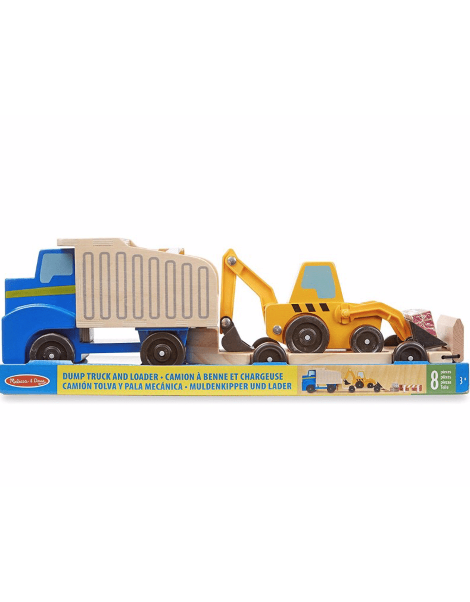 melissa and doug dump truck and loader