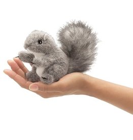 Folkmanis Folkmanis Mini Gray Squirrel Finger Puppet