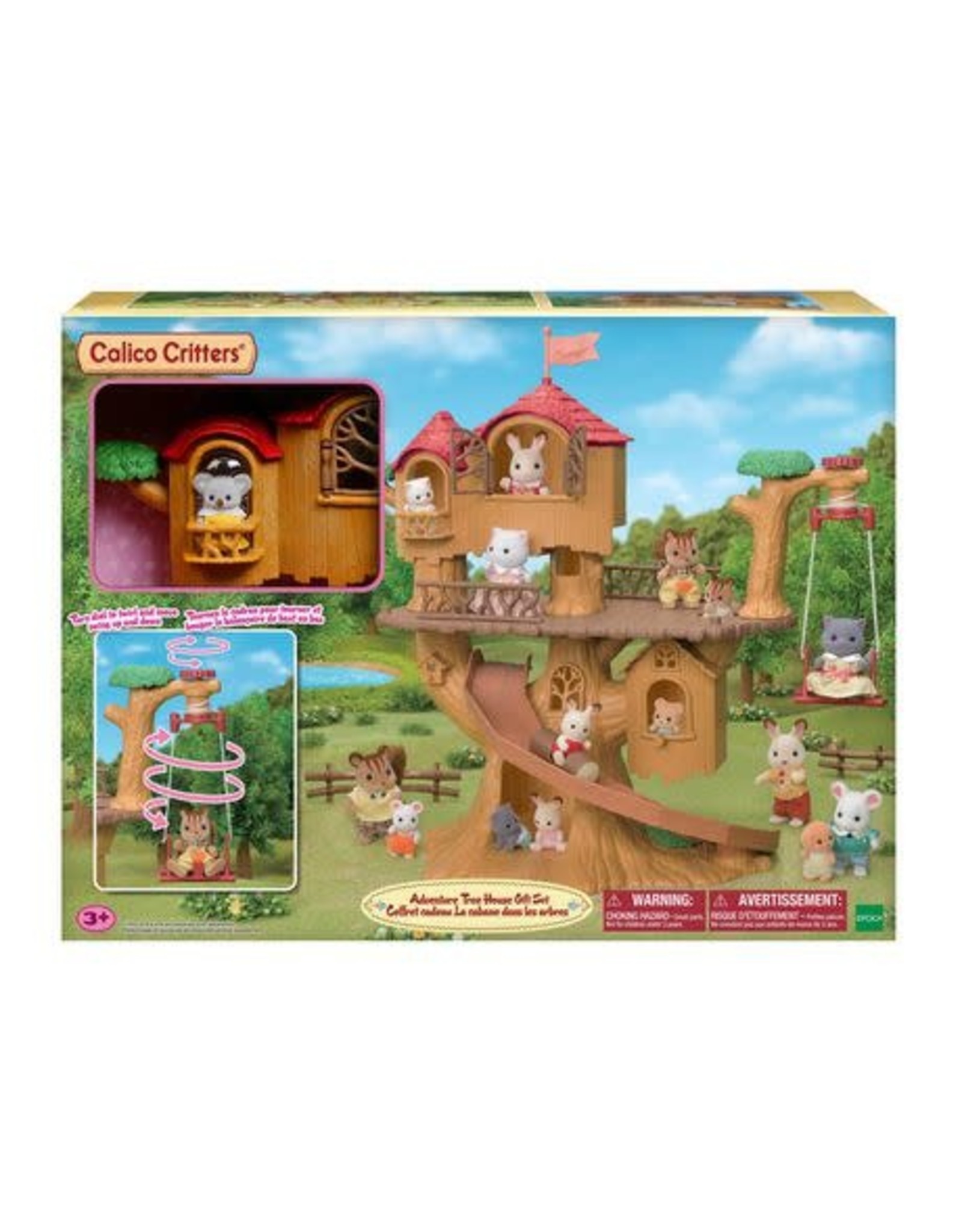 calico critters adventure tree house bonus gift set