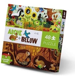 Crocodile Creek Above & Below Backyard Discovery 48 pc Floor Puzzle