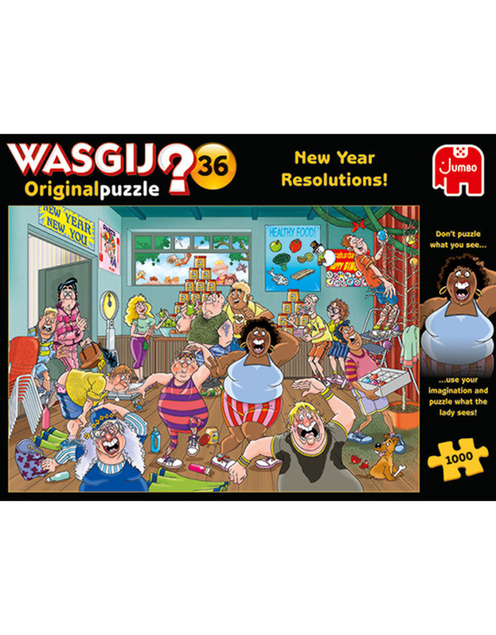 Jumbo Wasgij Original #36 - New Year Resolution! 1000 pc