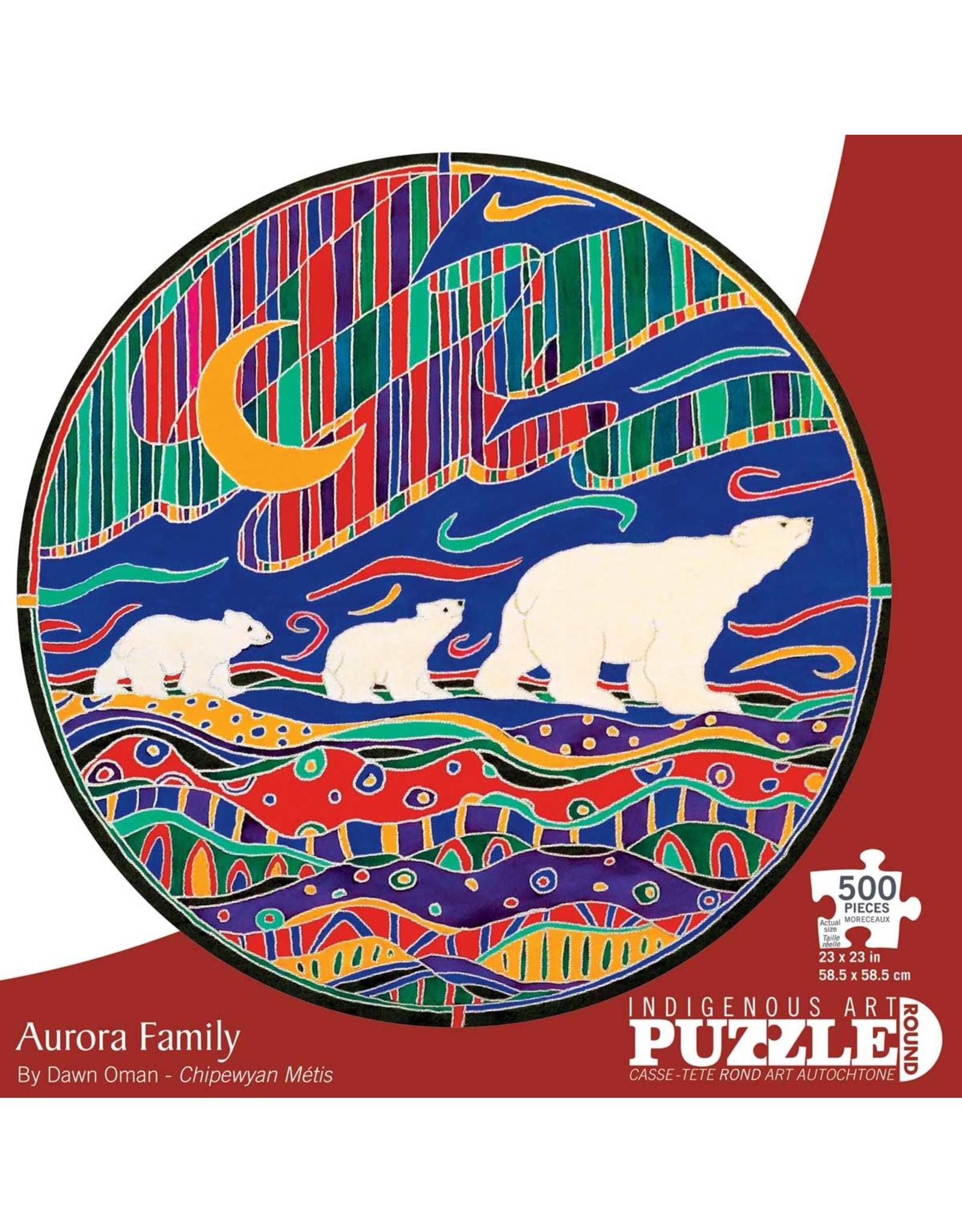 Indigenous Collection Aurora Family 500 pc Puzzle