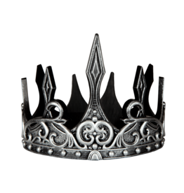 Great Pretenders Medieval Crown, Silver/Black