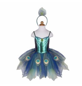 Great Pretenders Pretty Peacock Dress w/Headband