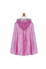 Great Pretenders Dark Pink Diamond Sparkle Cape, Size 5/6