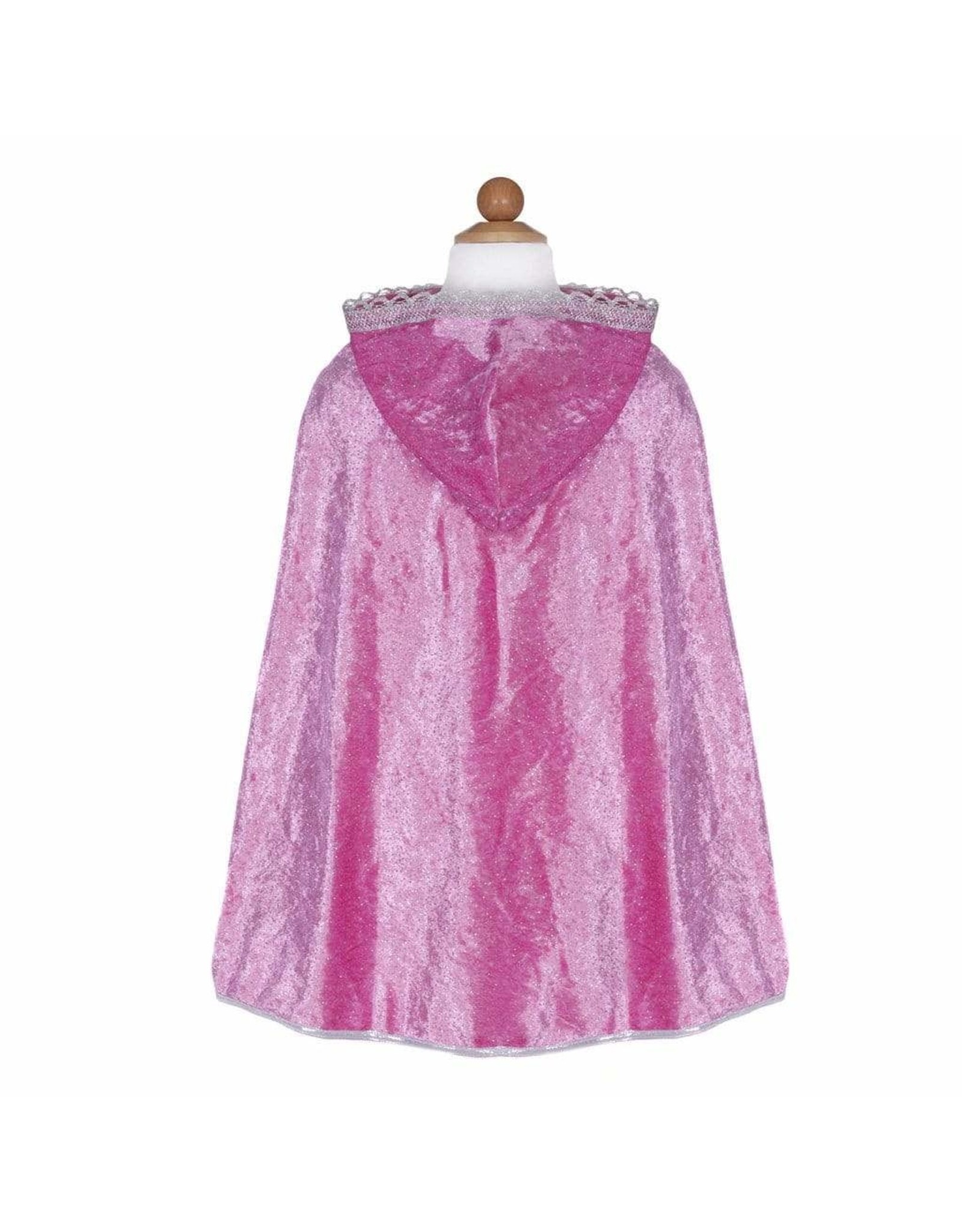 Great Pretenders Dark Pink Diamond Sparkle Cape, Size 5/6