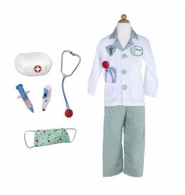 Great Pretenders Doctor Costume with Accessories, Size 5/6 - Green