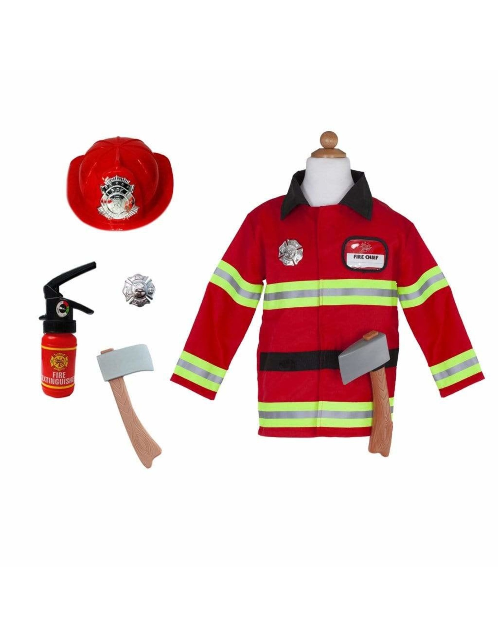 Great Pretenders Fireman Costume, Size 5/6