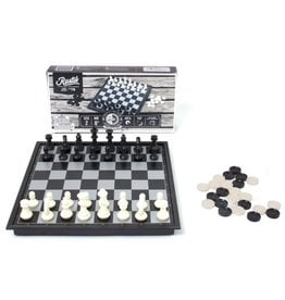 Rustik Rustik Magnetic Chess & Checkers