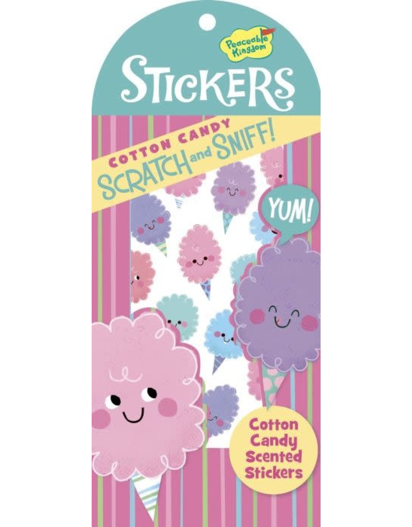 Peaceable Kingdom Cotton Candy Scratch & Sniff Stickers