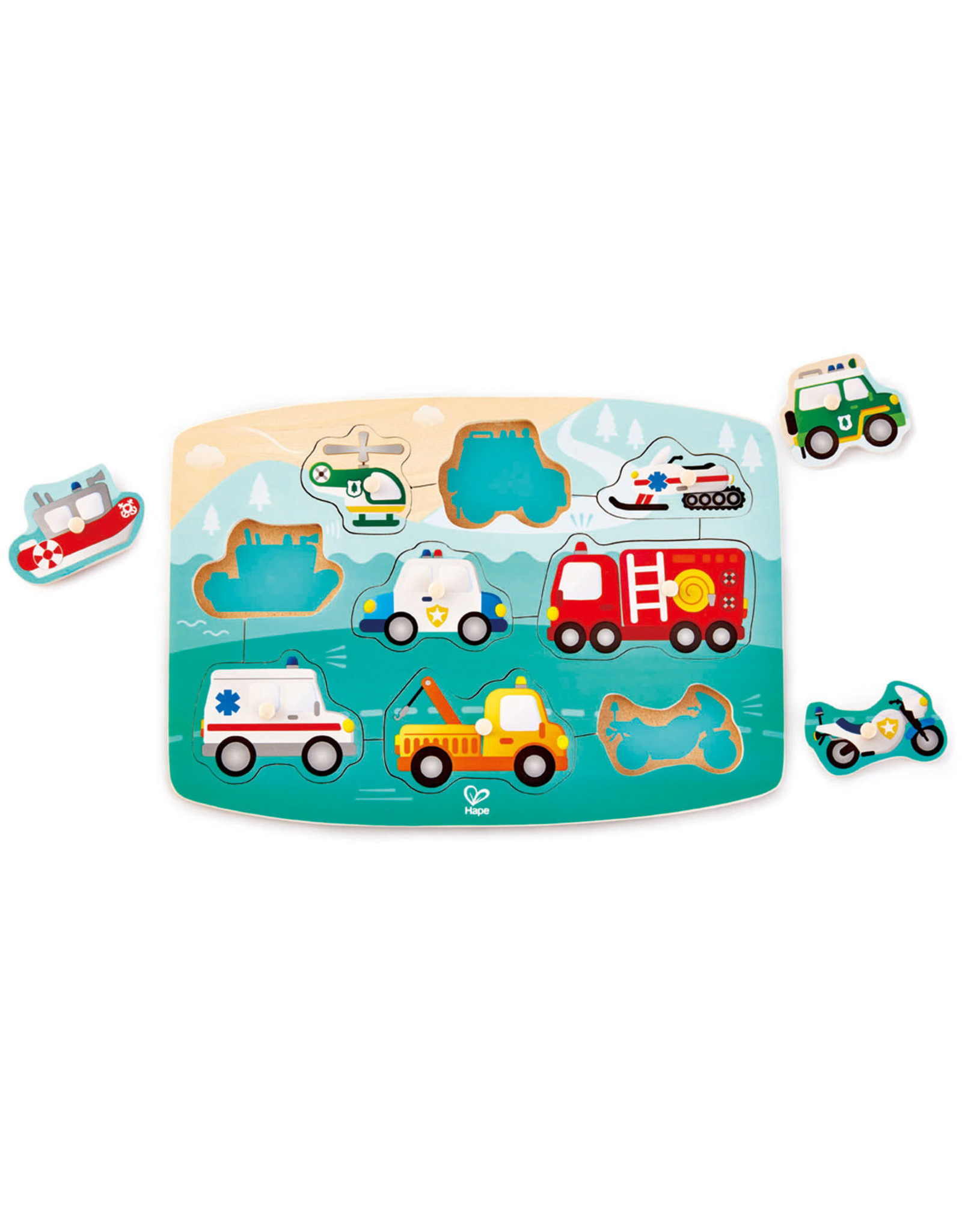 Hape Emergency Peg Puzzle