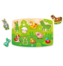 Hape Hape Farmyard Peg Puzzle