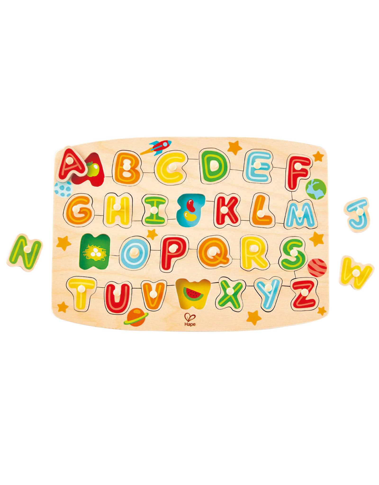 Hape Alphabet Peg Puzzle